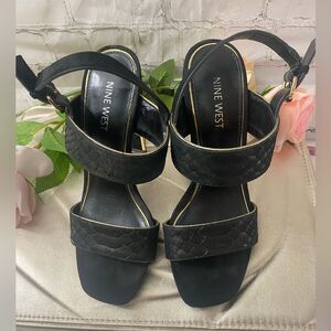 Nine West Black Women's Sandals